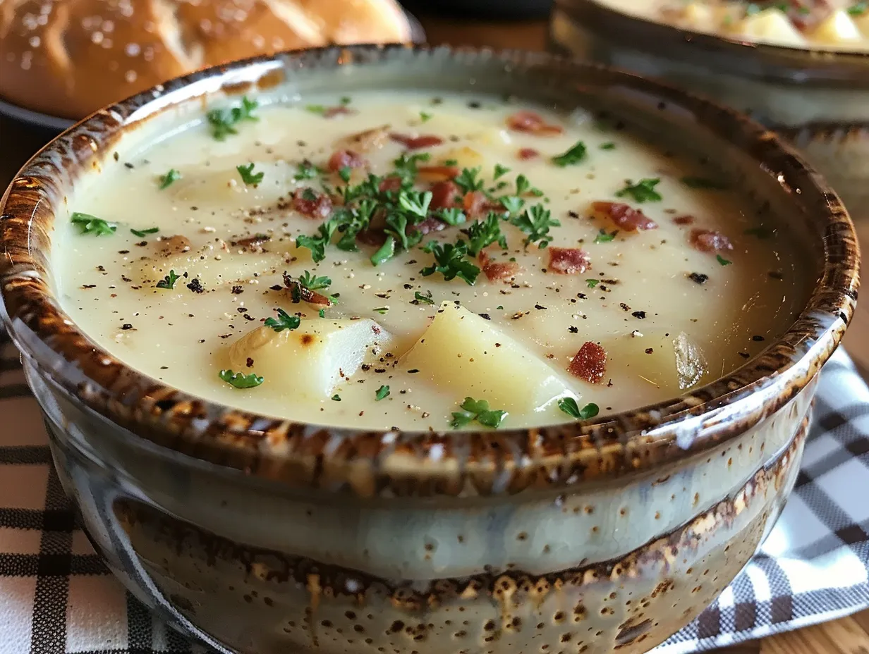 Delicious Bowl of Copycat Panera Potato Soup