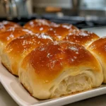 Golden Sweet Potato Rolls Fresh from the Oven