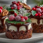 Celebration with Festive Mini Christmas Cakes