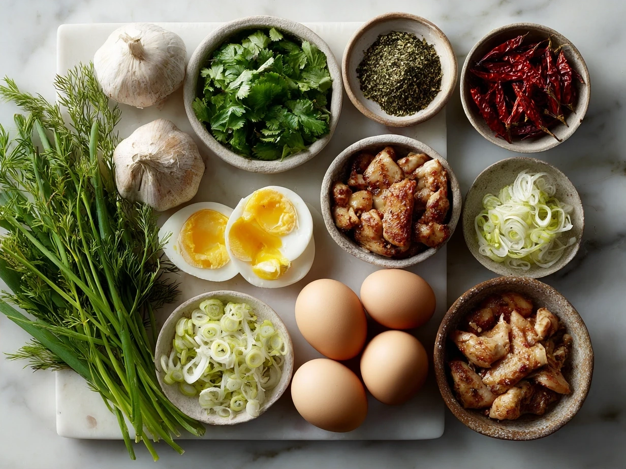 Ingredients for Cheats Chicken Laksa