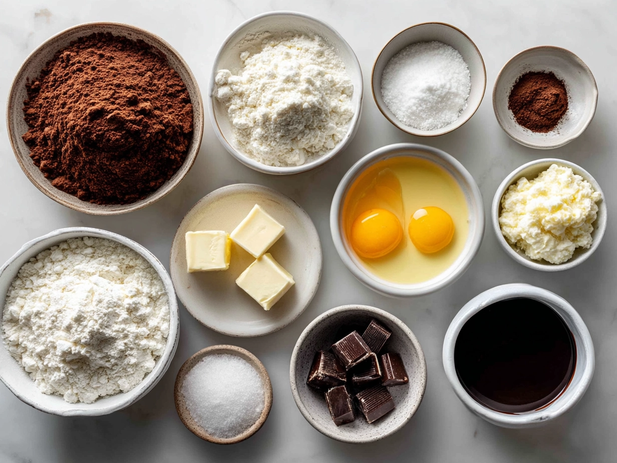 Ingredients for Chocolate-Filled Nutella Crescent Rolls