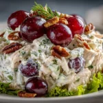 Close-up of Chicken Salad Chick Grape Salad