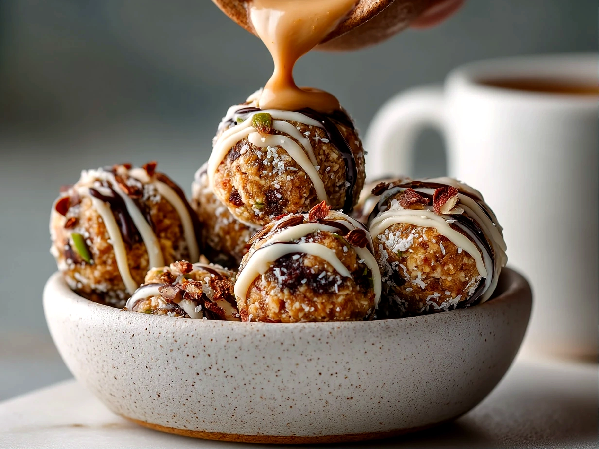 Delicious Energy Ball Close-up