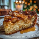 Delicious Ginger-Spiced Apple Holiday Bake plated