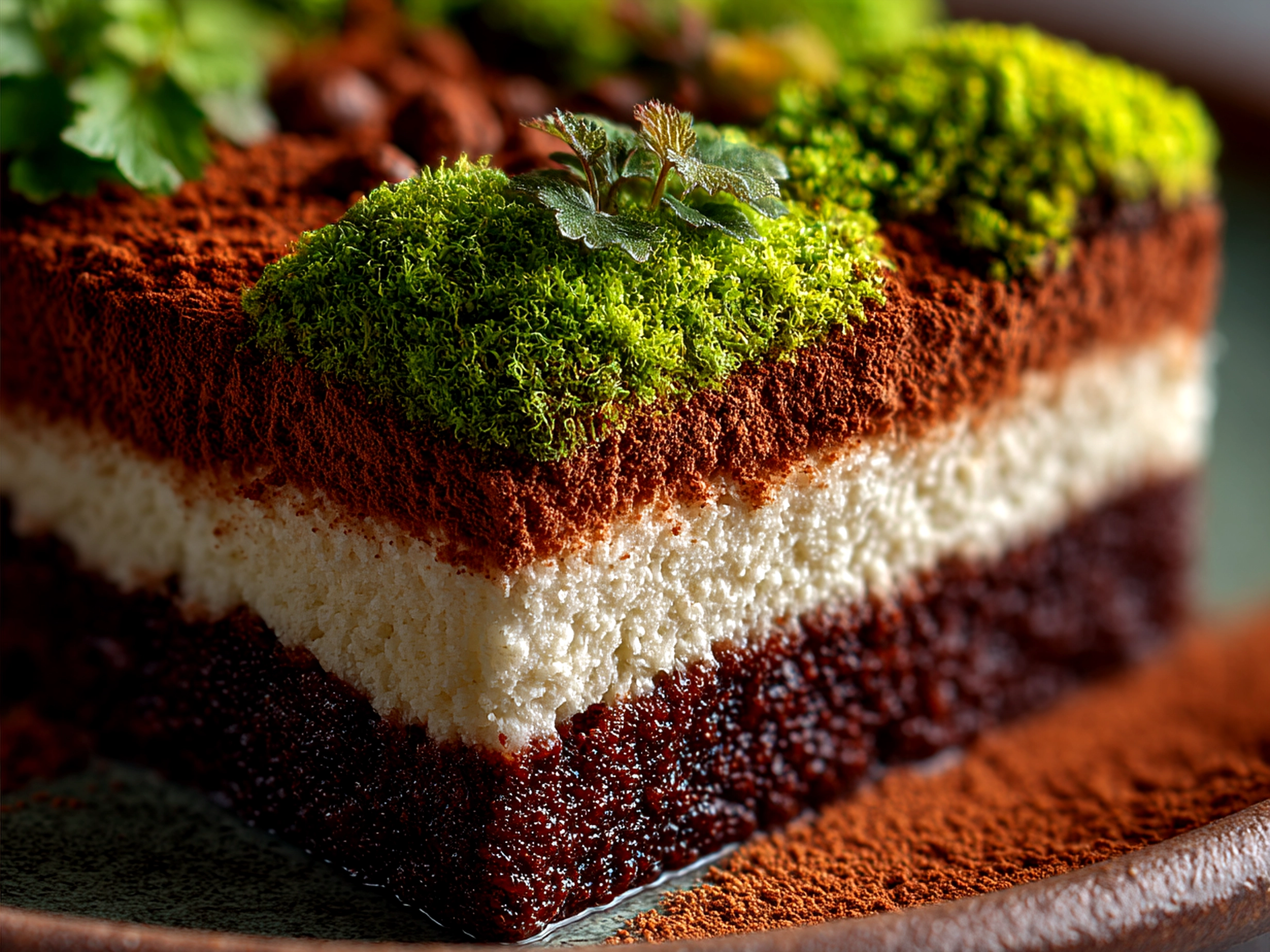 Finished Dirt Cake dessert with layered Oreo and creamy pudding topping garnished with crushed Oreos and gummy worms