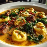 Introduction to Tortellini Soup with Sausage and Kale