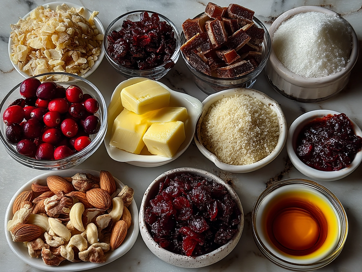 Ingredients for Cranberry Jello Pretzel Salad: crushed pretzels, sugar, butter, cranberry gelatin, cream cheese, heavy cream