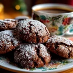 Freshly prepared hot chocolate cookies treat on white plate