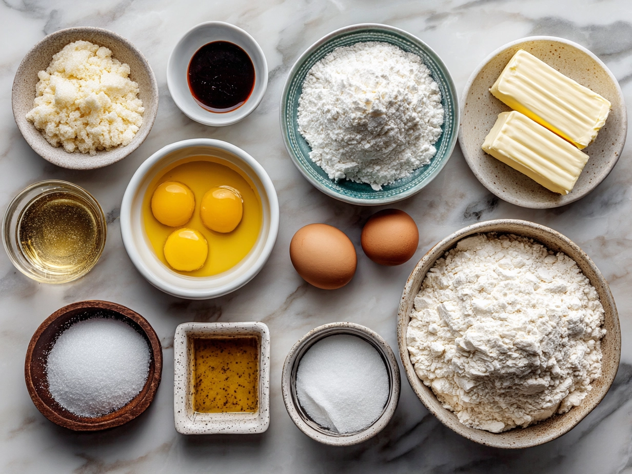 Ingredients for Traditional King Cake